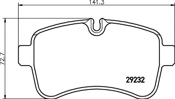 42555917,IVECO 42555917 Brake Pad Set, disc brake for IVECO