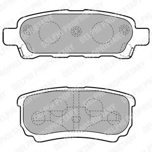 4605A479,MITSUBISHI 4605A479 Brake Pad Set, disc brake for MITSUBISHI