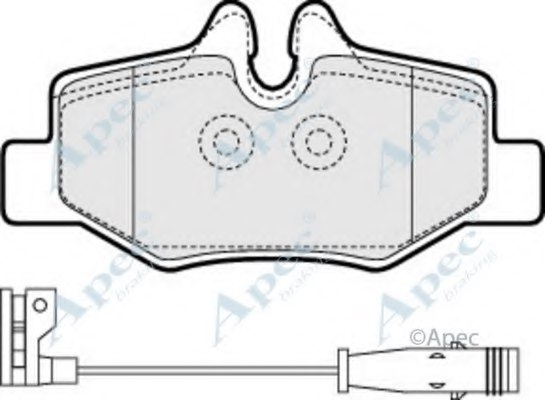 0004216210,MERCE 000 421 62 10 Brake Pad Set, disc brake for MERCE