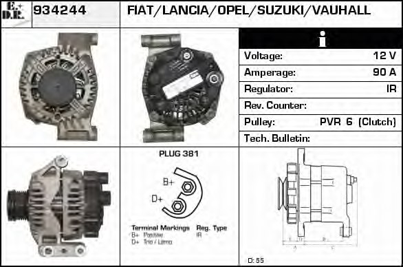 46823547,FIAT 46823547 Alternator for FIAT