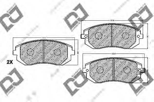 26296fe080,subar 26296-fe080 Brake Pad Set, Disc Brake For Subar