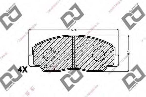 0449187609000,DAIHA 0449187609000 Brake Pad Set, disc brake for DAIHA