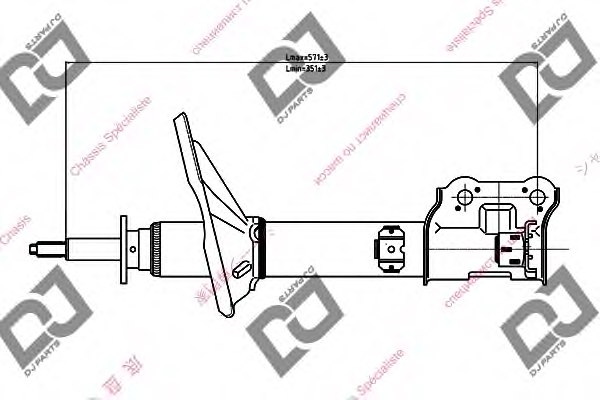 5535025000,HYUNDAI 5535025000 Shock Absorber for HYUNDAI