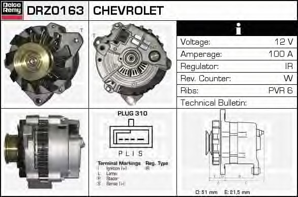 10463147,GENERAL MOTORS 10463147 Alternator / Generator for GENERAL MOTORS