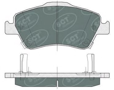 0446502200,TOYOT 04465-02200 Brake Pad Set, disc brake for TOYOT