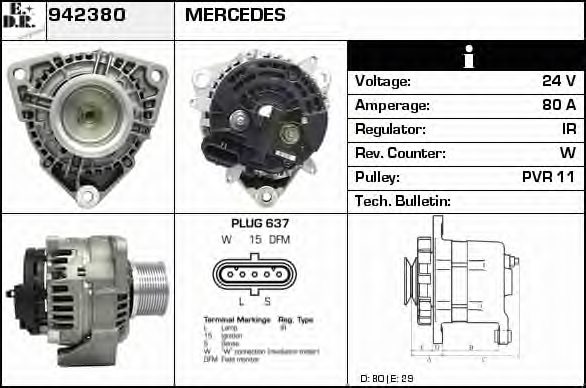 0124555004 BOSCH 0124555004 Alternator for BOSCH