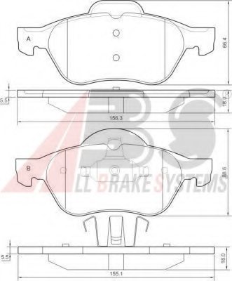 410601237R,RENAU 4106 012 37R Brake Pad Set, disc brake for RENAU