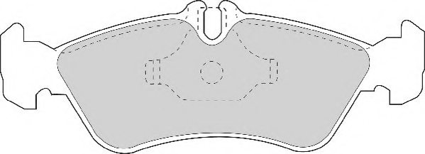 7909D1006,FMSI 7909-D1006 Brake Pad Set, disc brake for FMSI