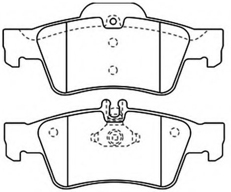 A0044204420,MERCE A0044204420 Brake Pad Set, disc brake for MERCE