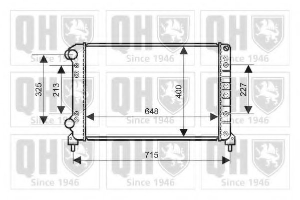 46803035,ITAL1 46803035 Radiator, engine cooling for ITAL1