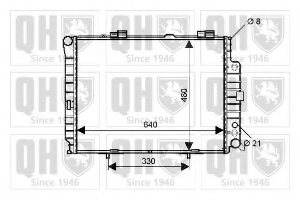 2205002403,merce 2205002403 Radiator, Engine Cooling For Merce