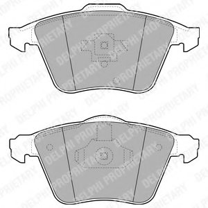 1368558,FORD 1368558 Brake Pad Set, disc brake for FORD