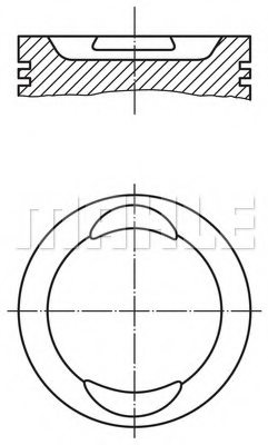 036107065A,VW 036 107 065 A Piston for VW