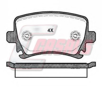 1K0698451E,VW 1K0698451E Brake Pad Set, disc brake for VW