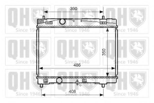 164000Q040,TOYOT 164000Q040 Radiator, engine cooling for TOYOT