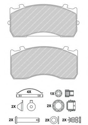 81508206054,man 81508206054 Brake Pad Set, Disc Brake For Man