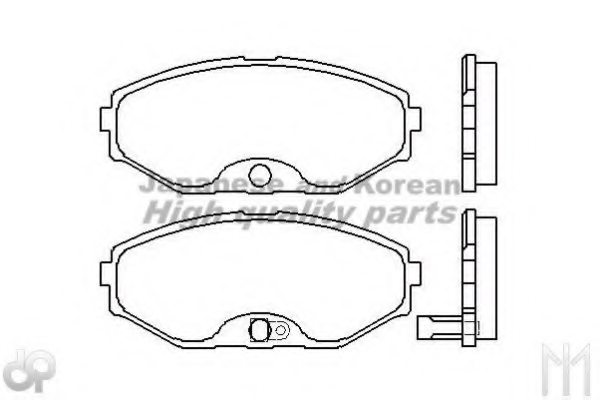 AY040NS050,NISSA AY040-NS050 Brake Pad Set, disc brake for NISSA