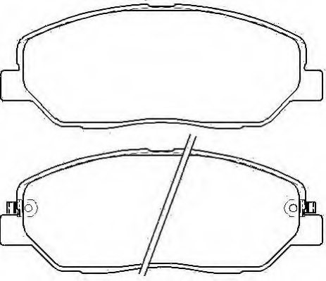 581012BA10,HYUNDAI 58101-2BA10 Brake Pad Set, disc brake for HYUNDAI