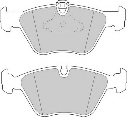 34116761277,BMW 34 11 6 761 277 Brake Pad Set, disc brake for BMW