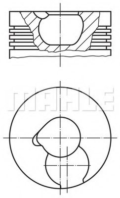 51025010579,MAN 51.02501.0579 Piston for MAN