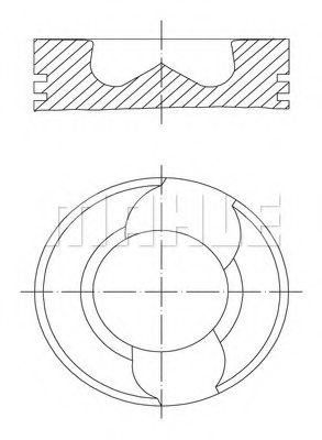 51025016073,MAN 51.02501.6073 Piston for MAN