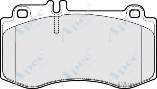 0074206320,MERCE 0074206320 Brake Pad Set, disc brake for MERCE