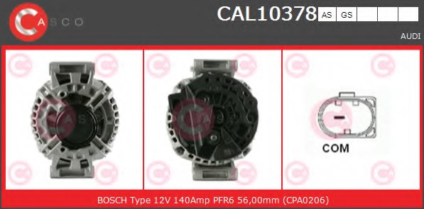 ASPL A0271 Alternatore Auto - 12V 140A - Dimensioni 30/70/57 Mm