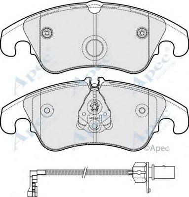 4G0698151L,AUDI 4G0698151L Brake Pad Set, disc brake for AUDI