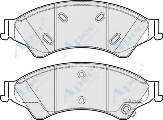 1723538,FORD USA 1723538 Brake Pad Set, disc brake for FORD USA