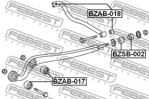 A4603330314,MERCE A4603330314 Control Arm-/Trailing Arm Bush for MERCE