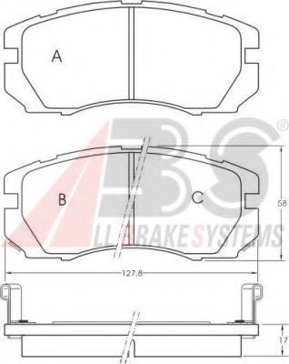 26296aa040,subar 26296-aa040 Brake Pad Set, Disc Brake For Subar