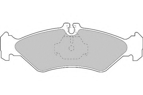 2D0698451A,VW 2D0.698.451A Brake Pad Set, disc brake for VW