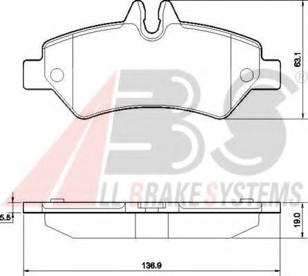 0044206920,MERCE 004 420 69 20 Brake Pad Set, disc brake for MERCE