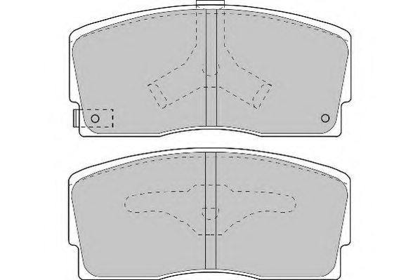 0449187103000,daiha 04491-87103-000 Brake Pad Set, Disc Brake For Daiha