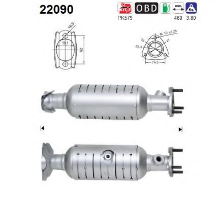 18160PEMG00,HONDA 18160PEMG00 Catalytic Converter for HONDA