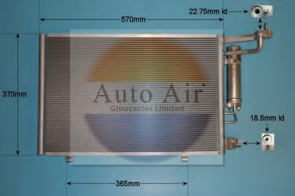 1756414,FORD 1756414 Condenser, air conditioning for FORD