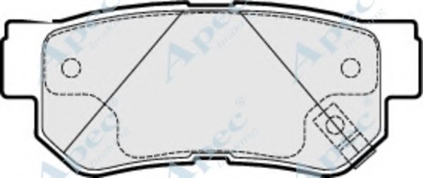 583021CA10,HYUNDAI 58302-1CA10 Brake Pad Set, disc brake for HYUNDAI