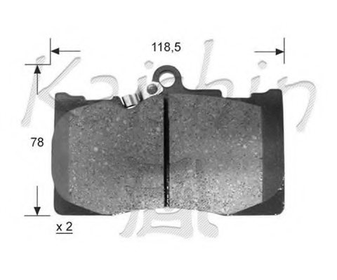 0446530410,LEXUS 04465-30410 Brake Pad Set, disc brake for LEXUS