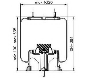 1T15MT9,FIRESTONE 1T15 MT-9 Boot, air suspension