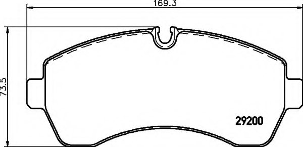 9064210300,MERCE 9064210300 Brake Pad Set, disc brake for MERCE