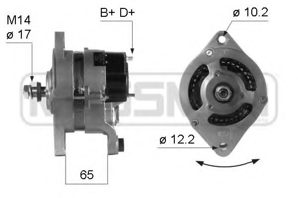 4808528,FIAT 4808528 Alternator for FIAT