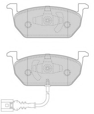 5Q0698151C,VW 5Q0698151C Brake Pad Set, disc brake for VW