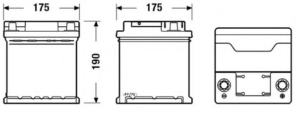 1S0915105,VW 1S0 915 105 Starter Battery for VW