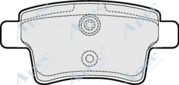 425432,CITRO 425432 Brake Pad Set, disc brake for CITRO
