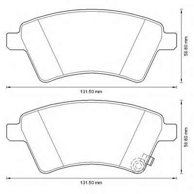 5581079J00,SUZUK 55810-79J00 Brake Pad Set, disc brake for SUZUK