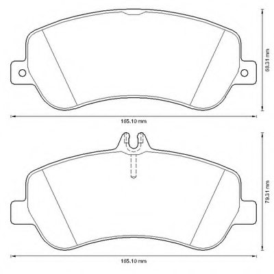 0054204820,merce 005 420 48 20 Brake Pad Set, Disc Brake For Merce