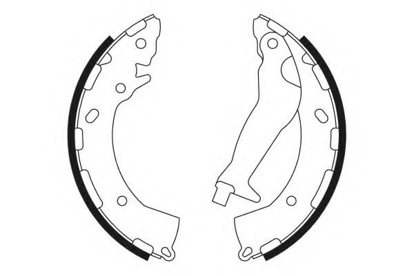 583050UA00,KIA 583050UA00 Brake Shoe Set for KIA