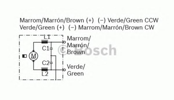 Moteur D'essuie-glace électrique Bosch F 006 B20 179 - Neuf Sous Emballage D'origine