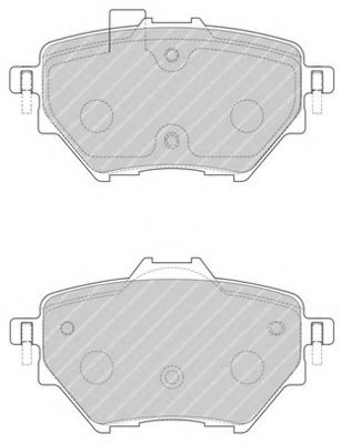 1609000680,PEUGE 1609000680 Brake Pad Set, disc brake for PEUGE