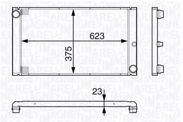 17117795878,BMW 17117795878 Radiator, engine cooling for BMW